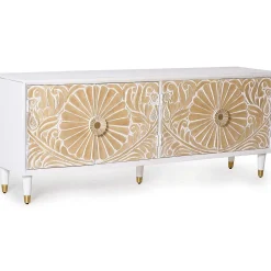 mutoni inspiration Tv-Möbel Antigua Mangoholz Weiss 170> Tv-Möbel