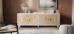 mutoni inspiration Tv-Möbel Antigua Mangoholz Weiss 170><noscript><img width=