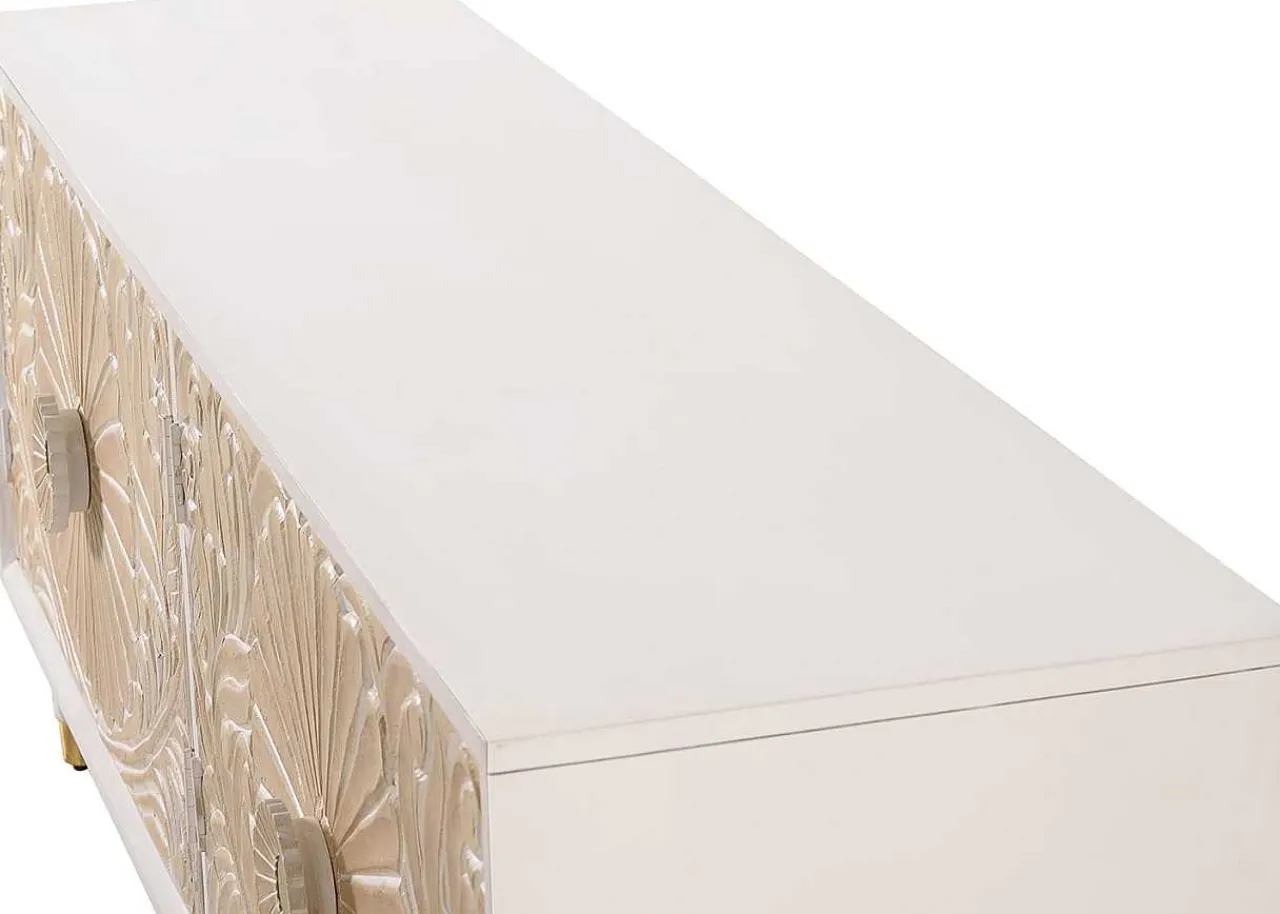 mutoni inspiration Tv-Möbel Antigua Mangoholz Weiss 170> Tv-Möbel