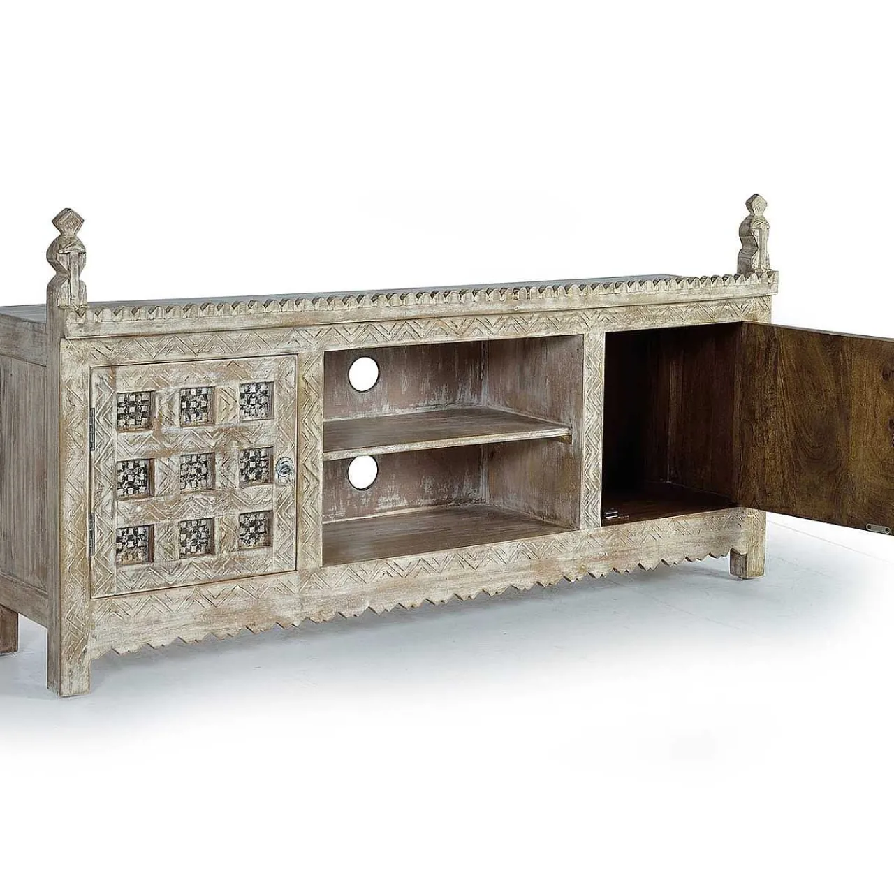 mutoni inspiration Tv-Möbel Antique Mangoholz Natur 150> Tv-Möbel