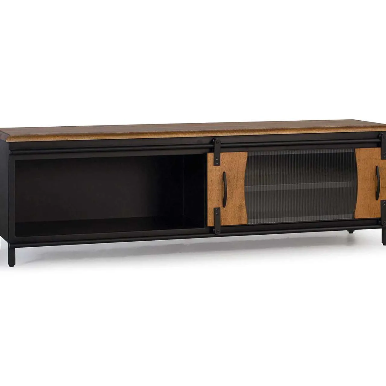 mutoni inspiration Tv-Möbel Nero Iii Mangoholz Schwarz 160> Tv-Möbel