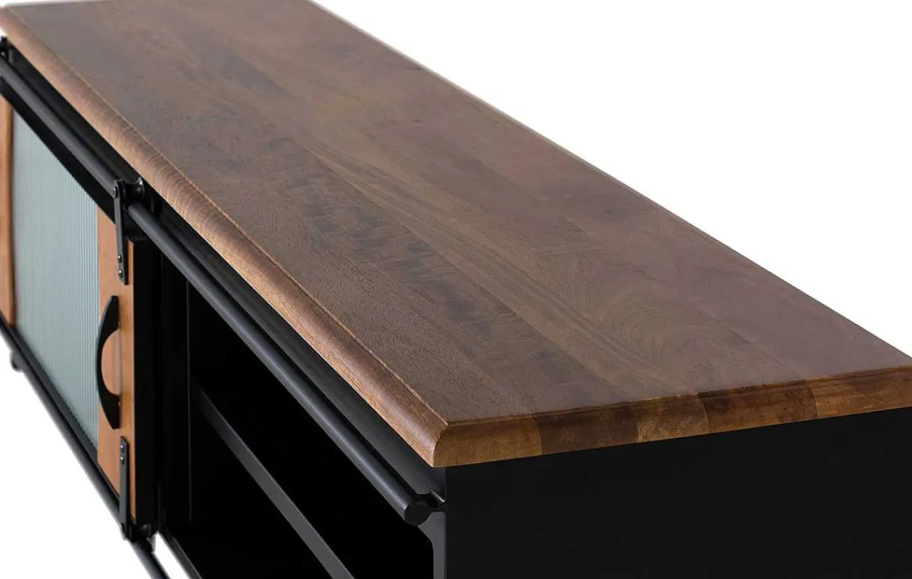 mutoni inspiration Tv-Möbel Nero Iii Mangoholz Schwarz 160> Tv-Möbel