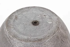 mutoni lifestyle Vase Cement Rund Hoch Grau (2Er-Set)> Gartenvasen Und Pflanzkübel