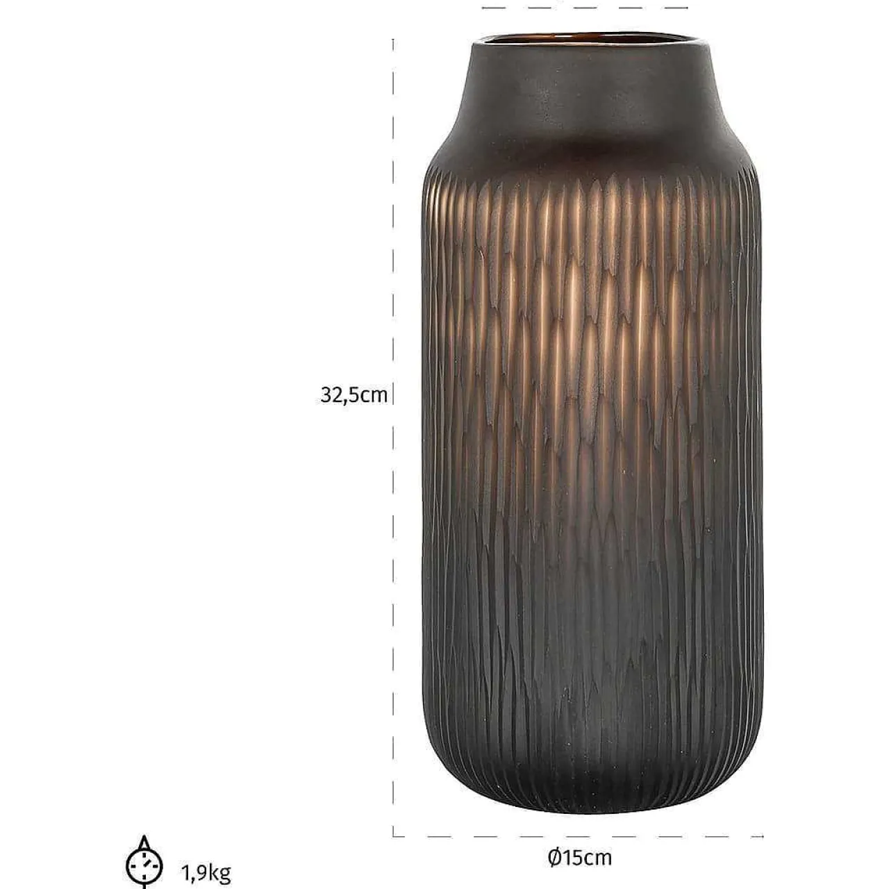 Richmond Interiors Vase Jarno Klein> Wohnaccessoires