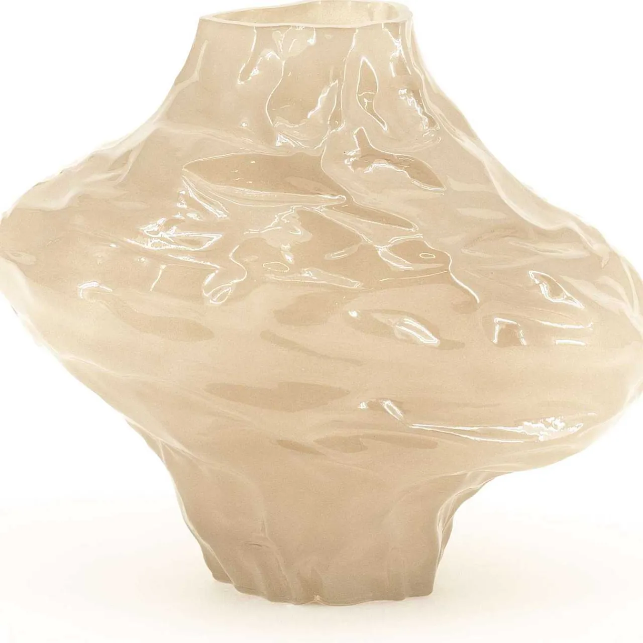 By-Boo Vase Rias Taupe 22> Wohnaccessoires