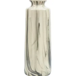 mutoni living Vase Strike Keramik Offwhite/Schwarz 40> Vasen