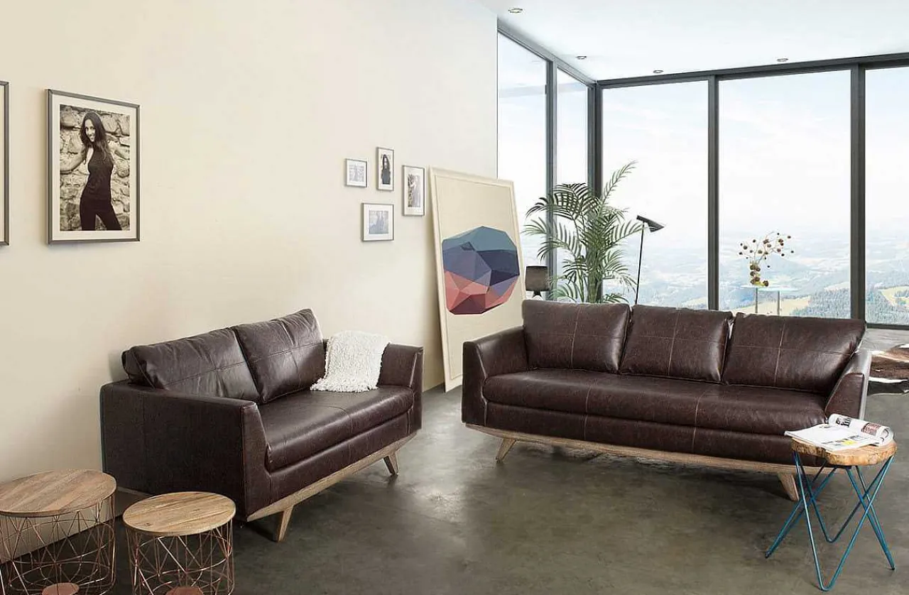 mutoni lifestyle Vintage Sofa Johnston (3-Sitzer)> Stoffsofas