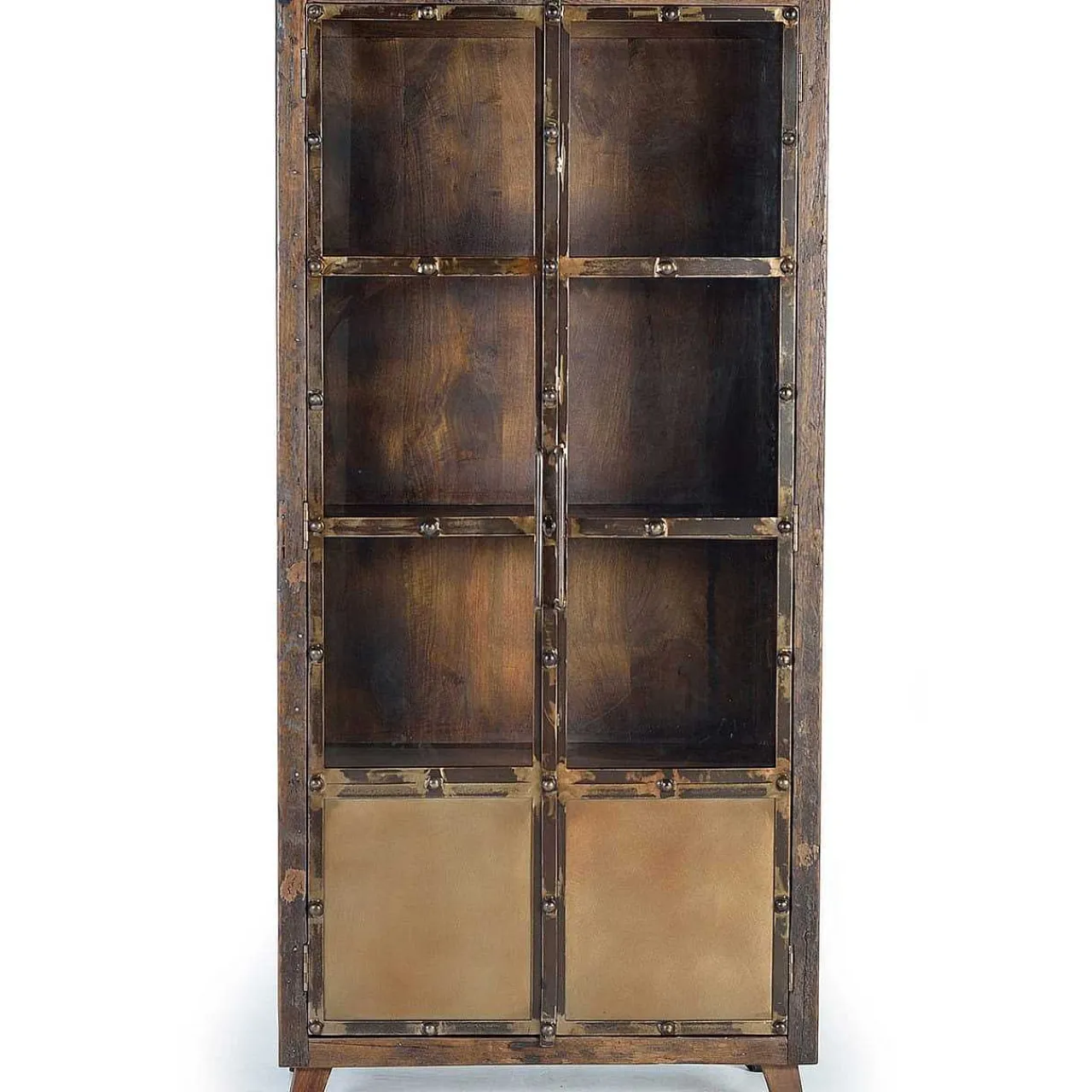 mutoni inspiration Vitrine Acaba Recyceltes Holz 90X190> Vitrinen