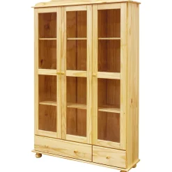 mutoni sweet home Vitrine Bronda Kiefernholz Natur 189> Vitrinen