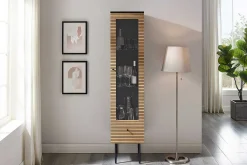 mutoni casual Vitrine Flubna Natur Schwarz><noscript><img width=