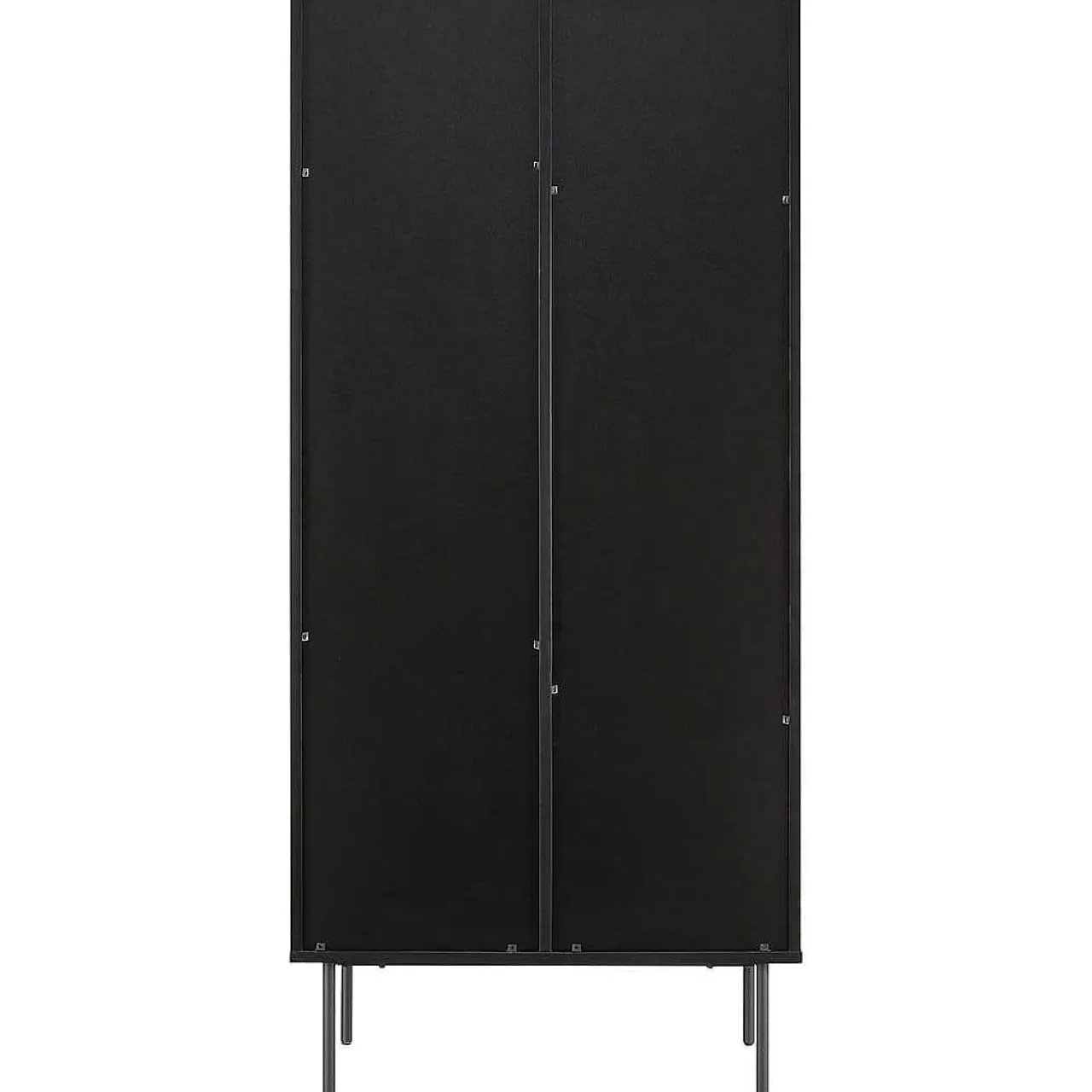 mutoni casual Vitrine Flubna Natur Schwarz 179> Vitrinen