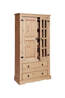 mutoni trend Vitrine Kiefer Massiv 100X41X190> Vitrinen