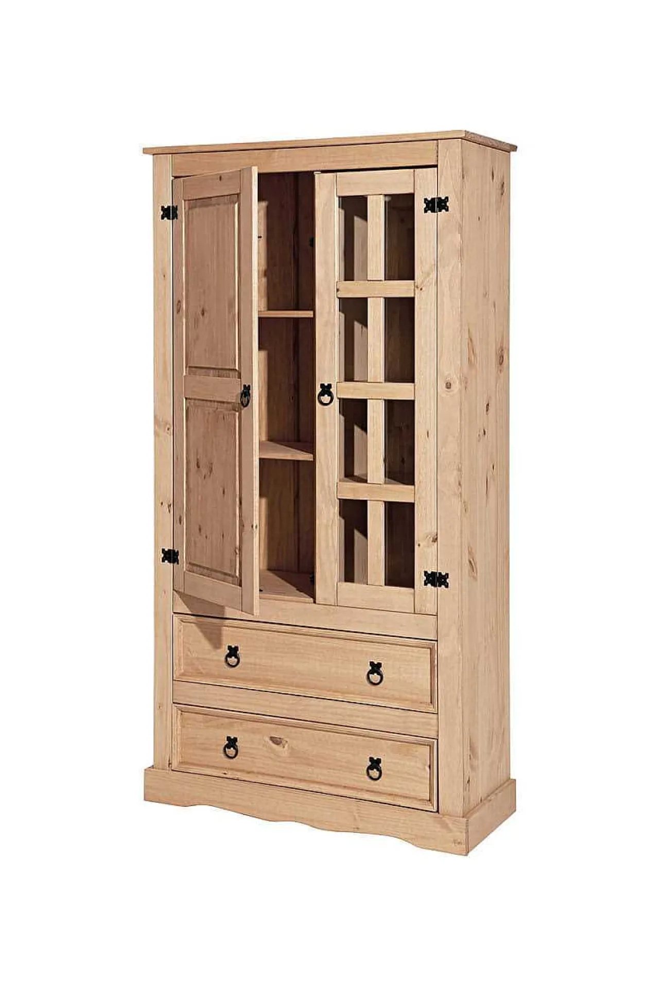 mutoni trend Vitrine Kiefer Massiv 100X41X190> Vitrinen