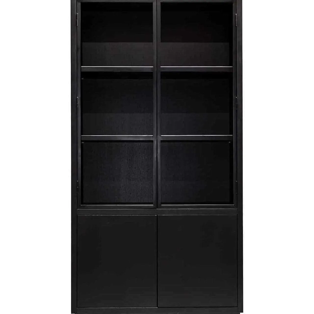 Richmond Interiors Vitrine Oakura Schwarz> Vitrinen