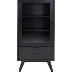 mutoni scandi Vitrine Upsala Schwarz 72X145><noscript><img width=