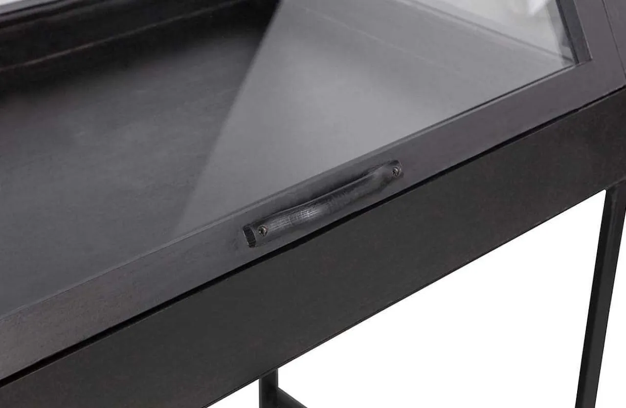 mutoni living Vitrinenkasten Dido Schwarz 65X109> Vitrinen