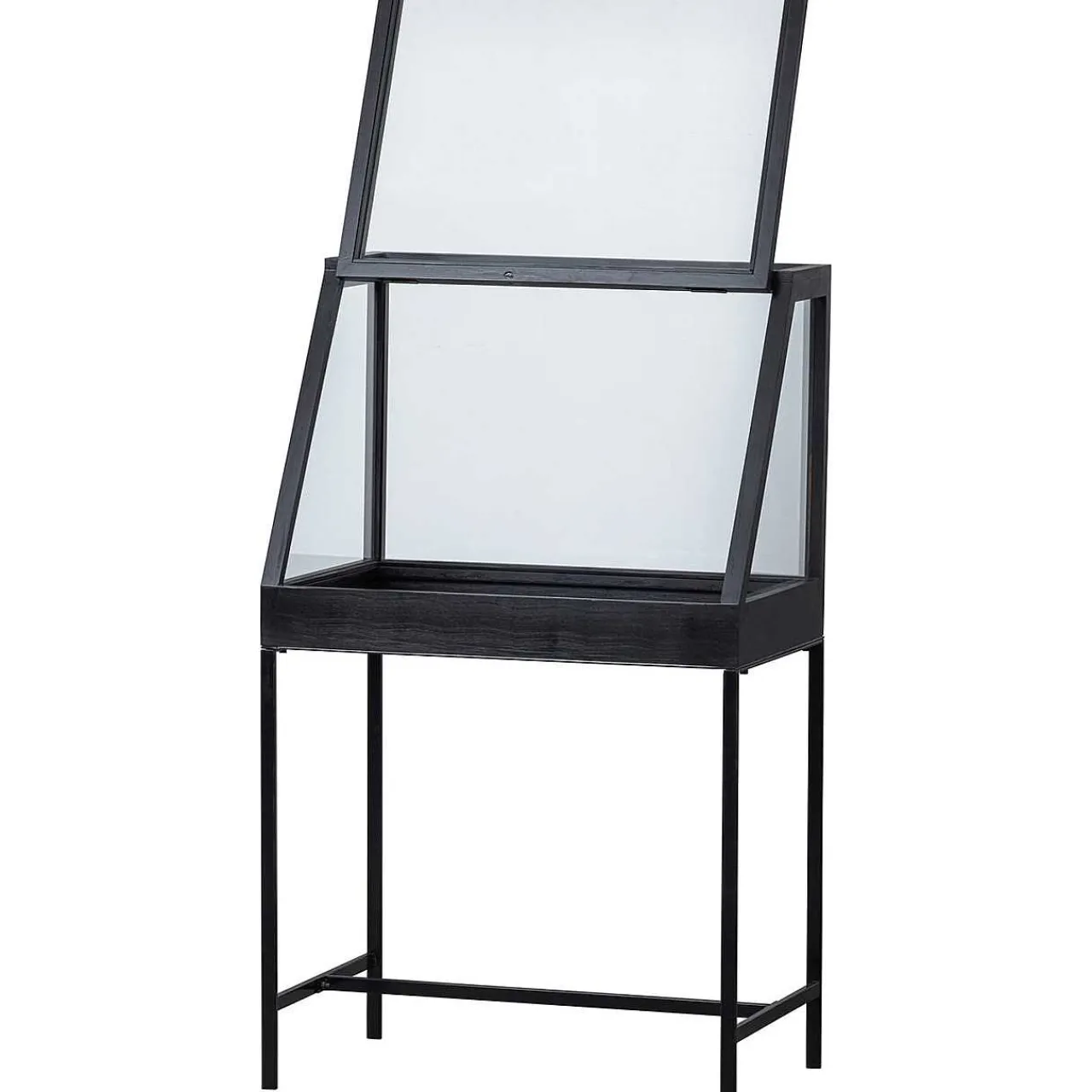 mutoni living Vitrinenkasten Dido Schwarz 65X109> Vitrinen