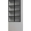 mutoni living Vitrinenschrank Basic Kiefer Mist 230X101> Vitrinen