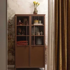 mutoni living Vitrinenschrank Exhibit Tan 99X170> Vitrinen