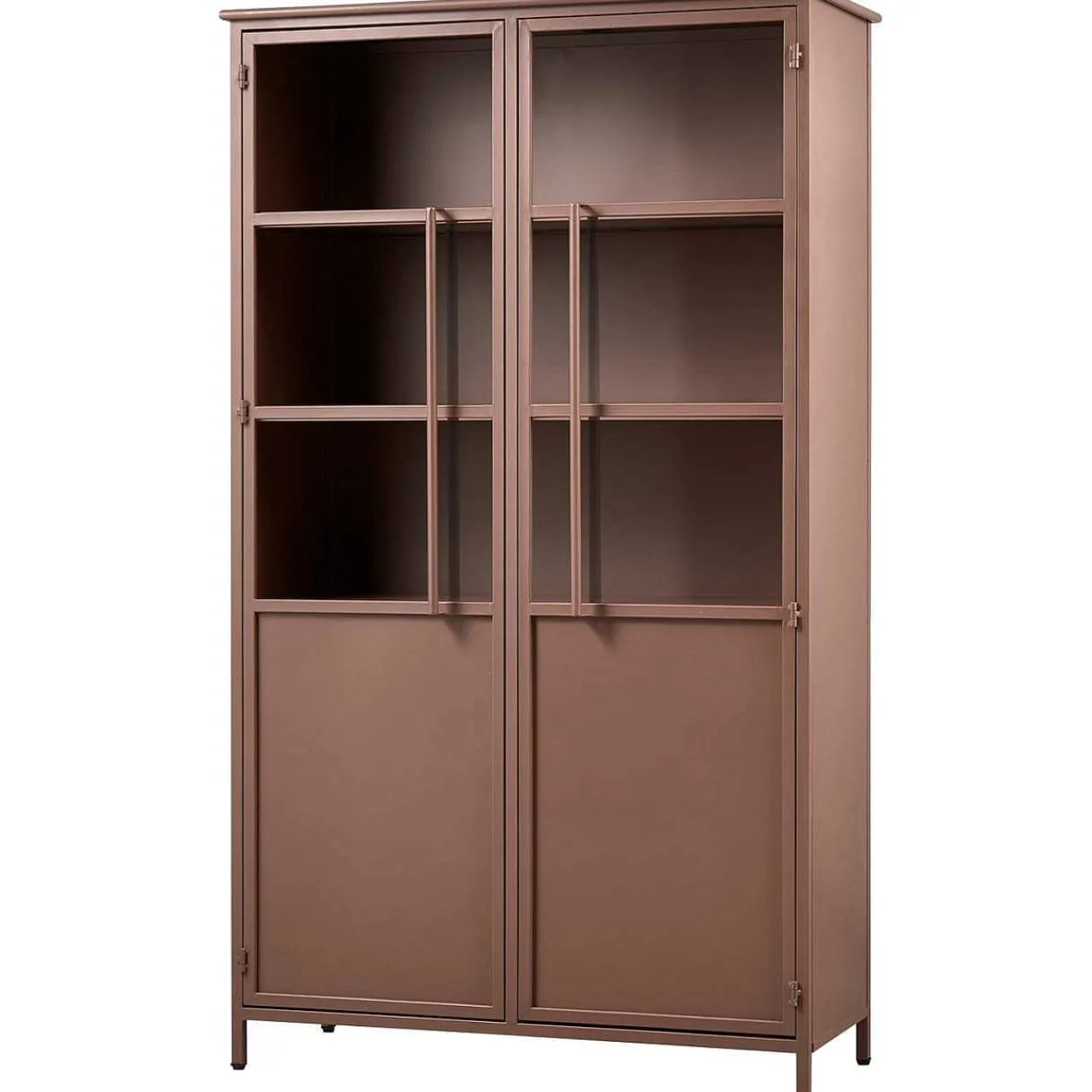 mutoni living Vitrinenschrank Exhibit Tan 99X170> Vitrinen