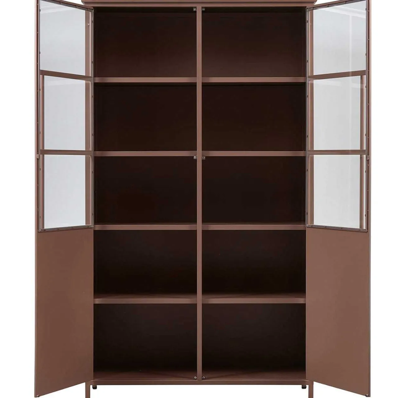 mutoni living Vitrinenschrank Exhibit Tan 99X170> Vitrinen