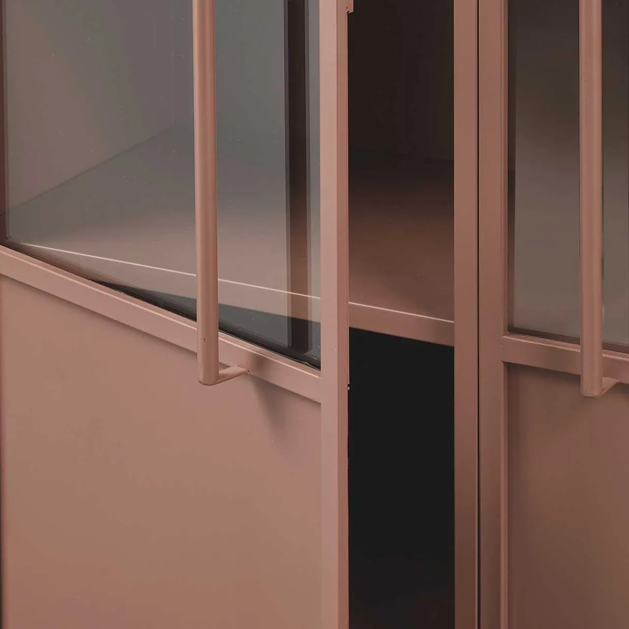 mutoni living Vitrinenschrank Exhibit Tan 99X170> Vitrinen