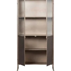 mutoni living Vitrinenschrank Fossil Metall Champagne 95X180><noscript><img width=