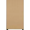 mutoni living Vitrinenschrank Goos Kiefer Schwarz Walnuss 110X200> Vitrinen