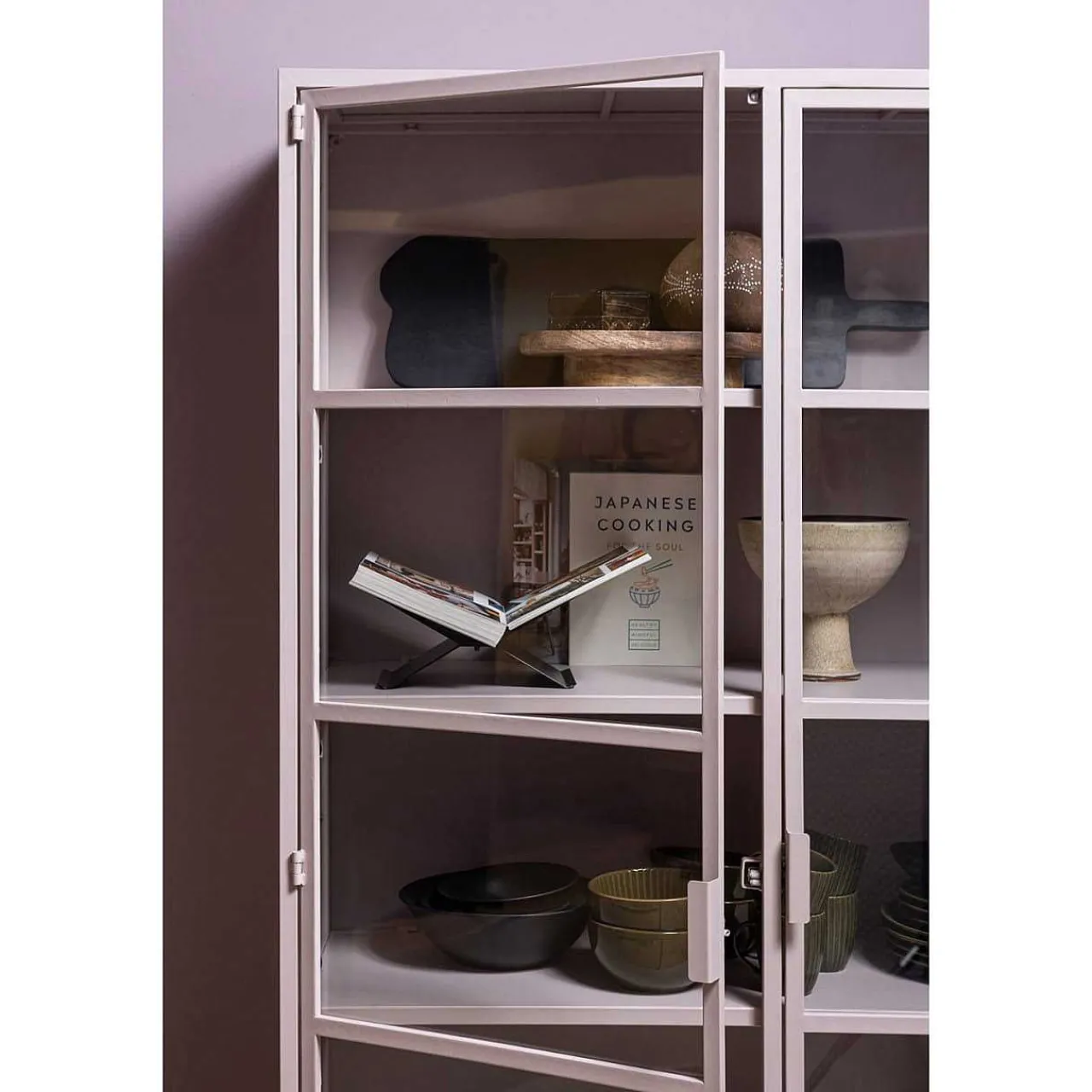 mutoni living Vitrinenschrank Ronja Pink 110X189> Vitrinen