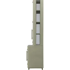 mutoni living Vitrinenschrank Unlock Metall Greige 210X110><noscript><img width=
