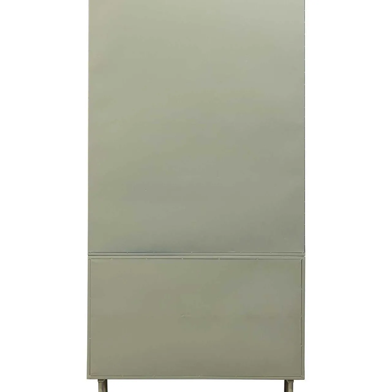 mutoni living Vitrinenschrank Unlock Metall Greige 210X110> Vitrinen