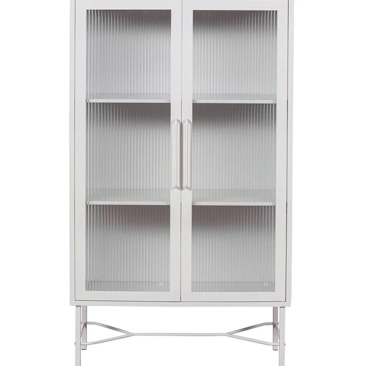 mutoni living Vitrinenschrank Zion Sand 85X150> Vitrinen