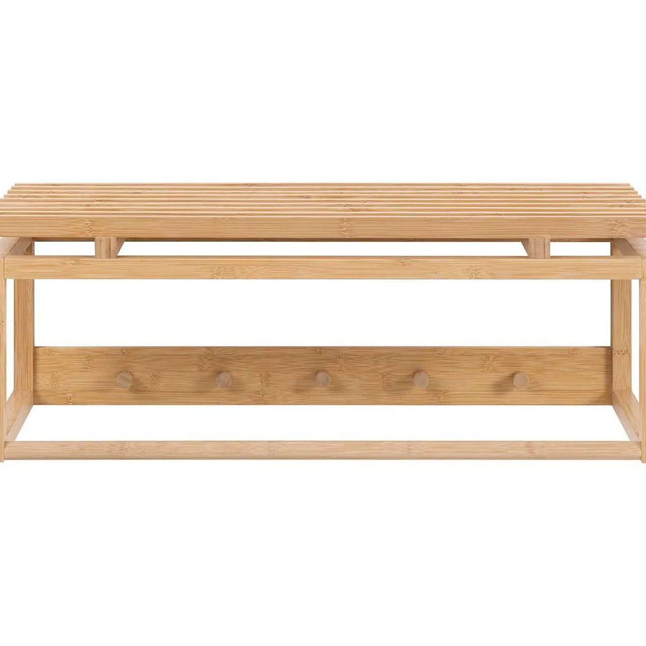 mutoni scandi Wandgarderobe Bellamy Bambus Natur 80> Garderoben & Kleiderständer
