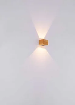 mutoni light Wandleuchte Alina Holz Dunkelbraun Led><noscript><img width=