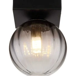mutoni light Wandleuchte Dallerta Metall Schwarz Matt 1Xg9 Led><noscript><img width=
