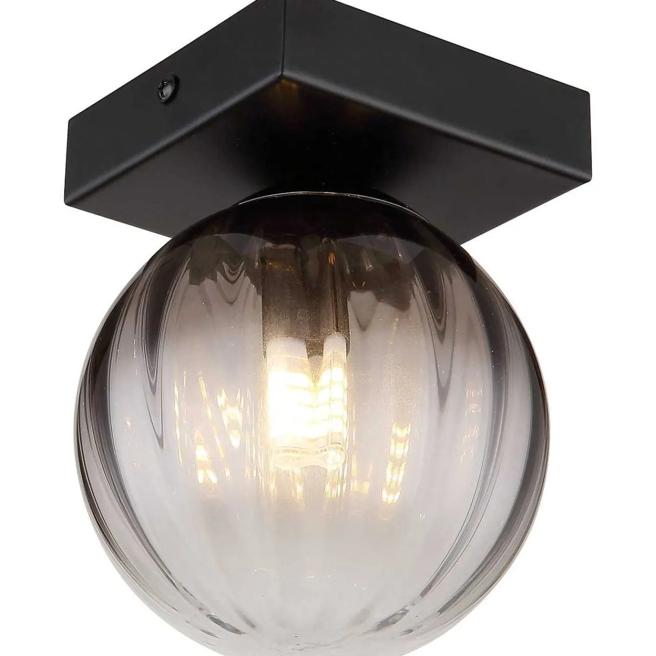mutoni light Wandleuchte Dallerta Metall Schwarz Matt 1Xg9 Led> Led-Wandleuchten