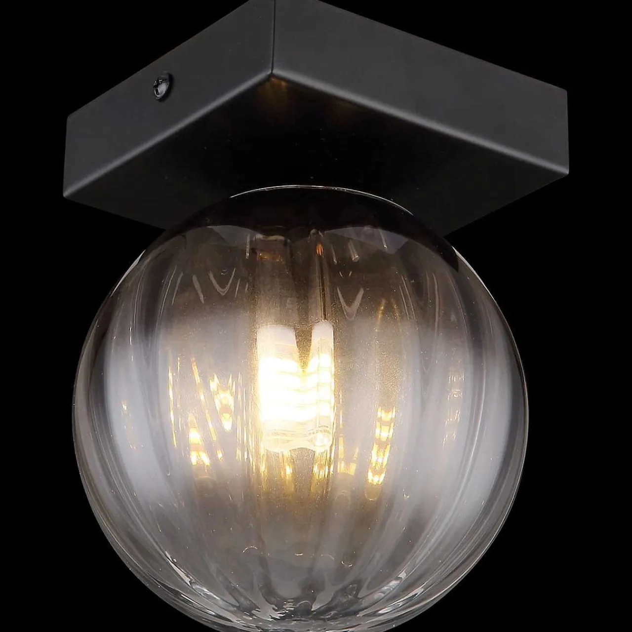 mutoni light Wandleuchte Dallerta Metall Schwarz Matt 1Xg9 Led> Led-Wandleuchten