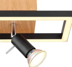 mutoni light Wandleuchte Ida Metall Schwarz Matt Led><noscript><img width=