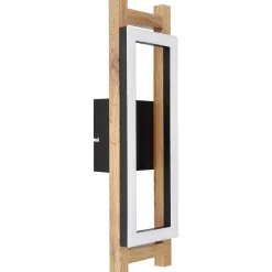 mutoni light Wandleuchte Illa Metall Schwarz Matt Led> Led-Wandleuchten