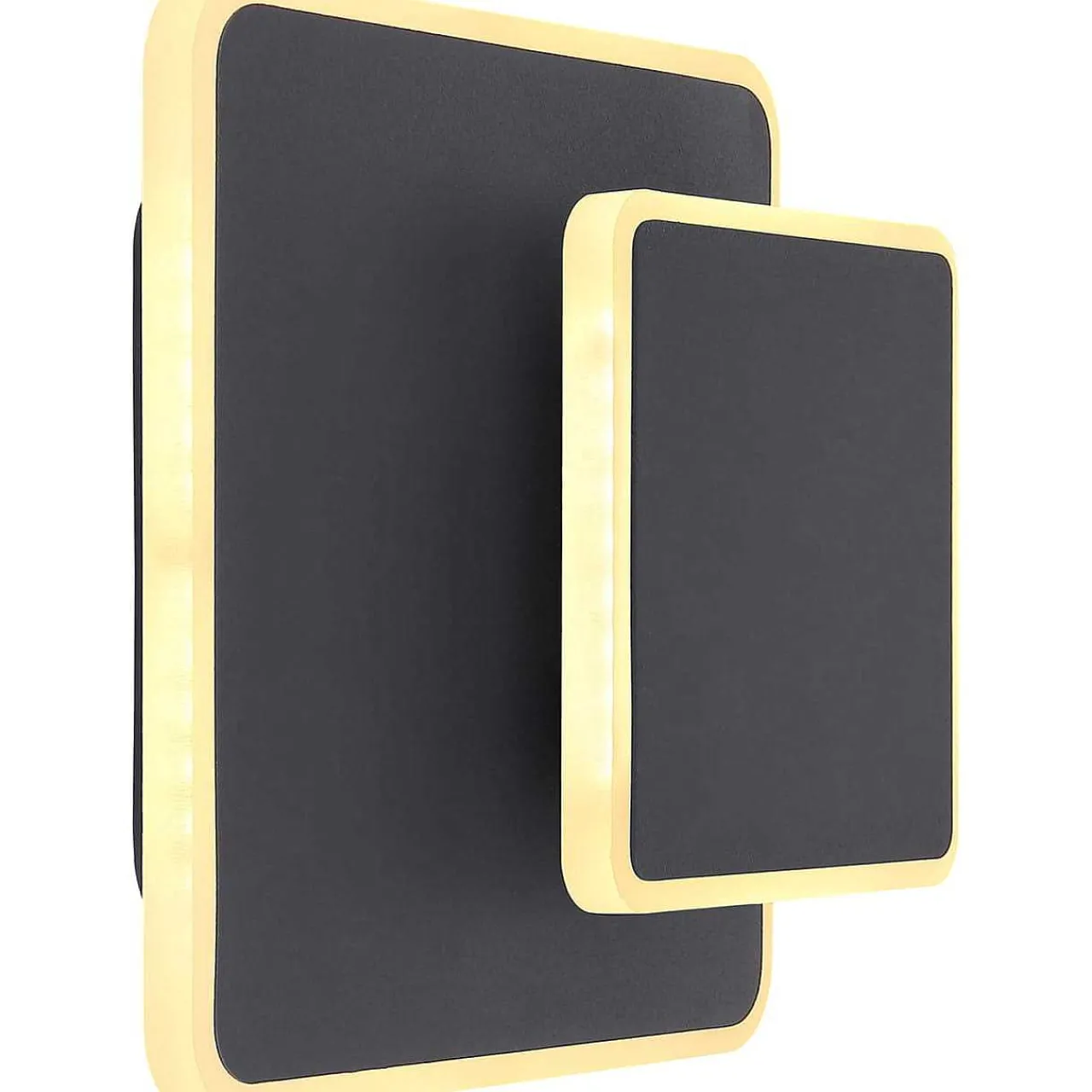 mutoni light Wandleuchte Many Metall Schwarz Led> Led-Wandleuchten
