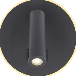 mutoni light Wandleuchte Many Metall Schwarz Led><noscript><img width=