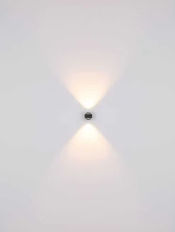 mutoni light Wandleuchte Randi Metall Schwarz Matt 2Xled><noscript><img width=