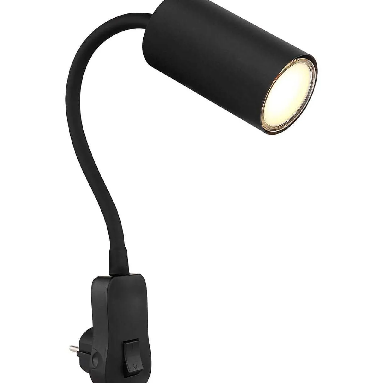 mutoni light Wandleuchte Robby Metall Schwarz 1Xgu10 55> Wandleuchten
