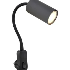 mutoni light Wandleuchte Robby Metall Schwarz Graphit 1Xgu10> Wandleuchten