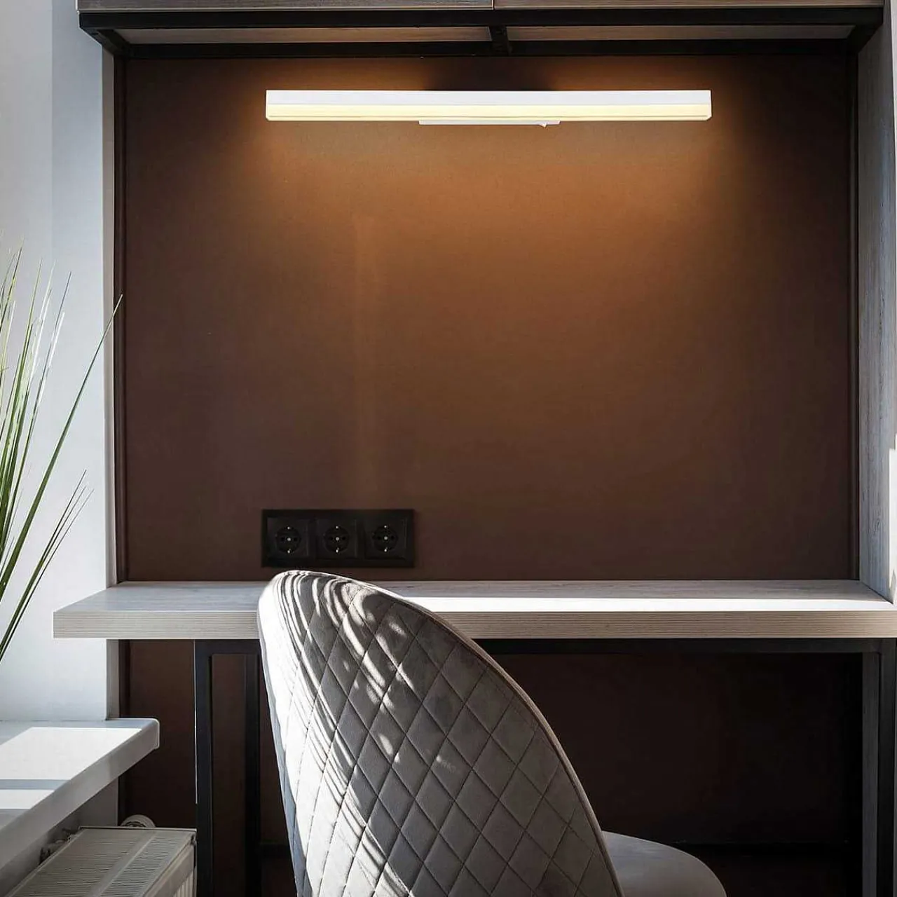 mutoni light Wandleuchte Sallo Metall Weiss Matt Led 60> Led-Wandleuchten