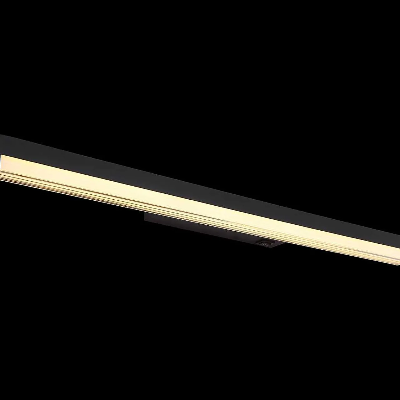 mutoni light Wandleuchte Sallo Metall Schwarz Matt Led 60> Led-Wandleuchten