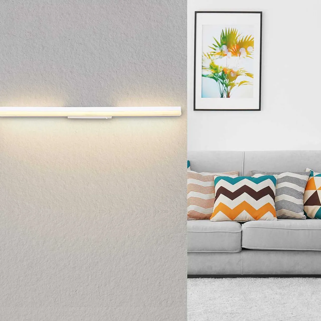 mutoni light Wandleuchte Sallo Metall Weiss Matt Led 80> Led-Wandleuchten