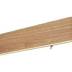 mutoni light Wandleuchte Siegfried Metall Holzoptik Led> Led-Wandleuchten