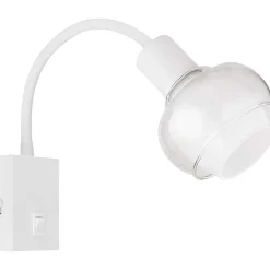 mutoni light Wandleuchte Tokki Metall Weiss Matt 1Xe14> Wandleuchten