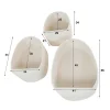 mutoni industrial Wandregal Stone (3Er-Set)> Regale